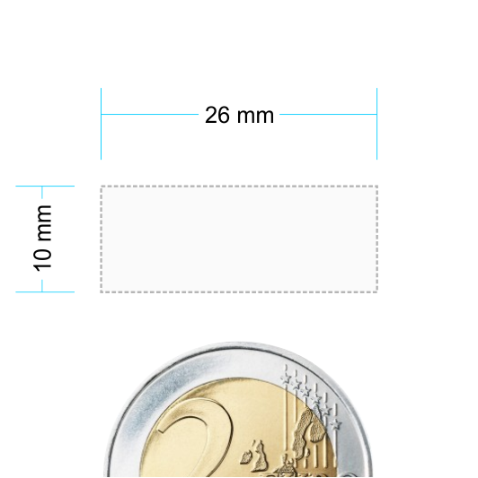 Tampon Encreur - Empreinte 26x10mm - Shiny S-851