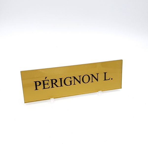 Plaque professionnelle gravée