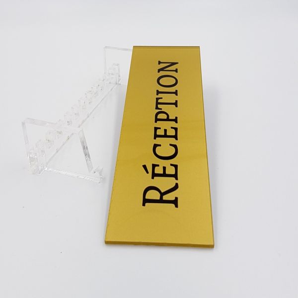 Plaque professionnelle gravée