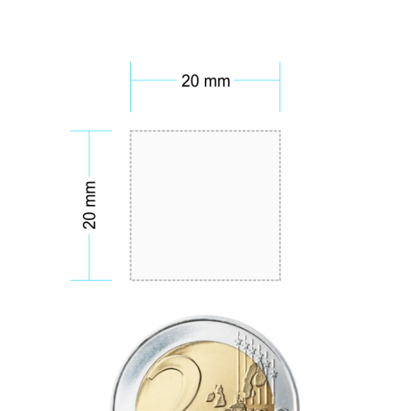 Tampon Encreur - Empreinte 20x20mm - Shiny S-520
