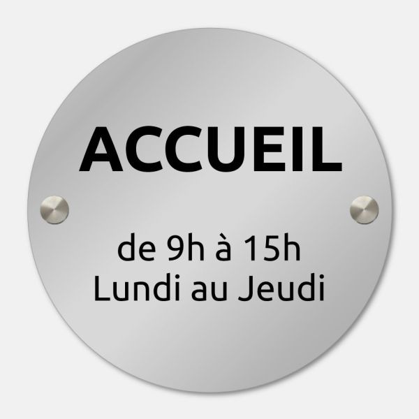 Plaque professionnelle gravée
