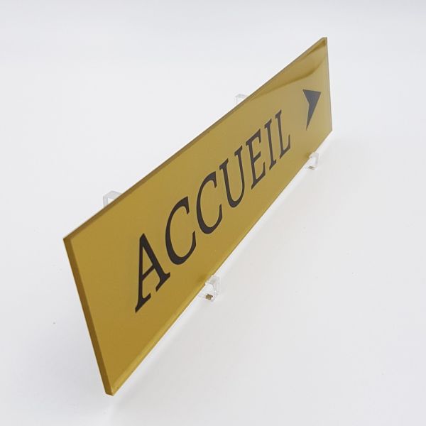 Plaque professionnelle gravée