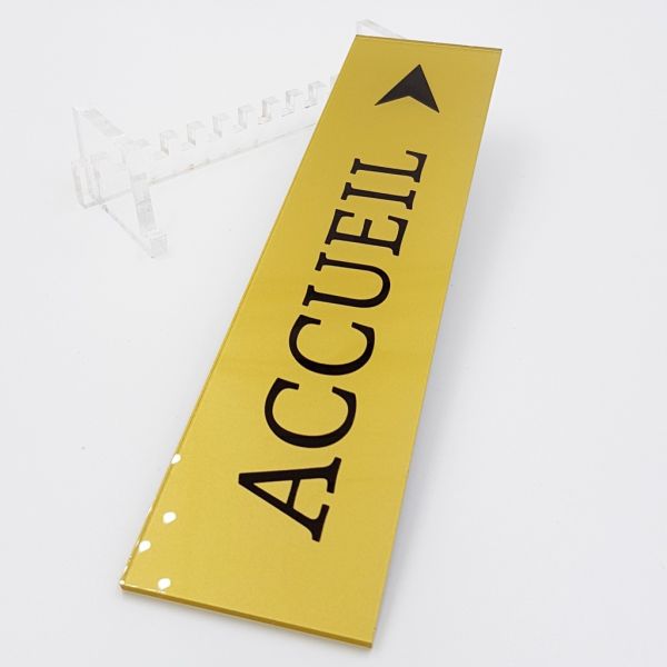 Plaque professionnelle gravée