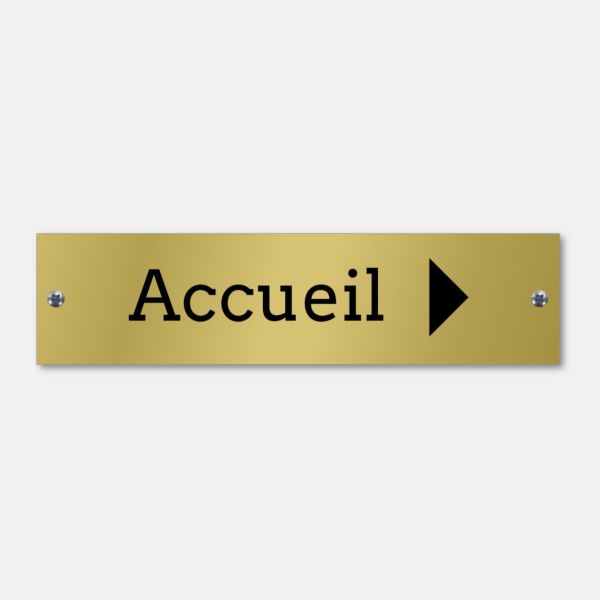 Plaque professionnelle gravée