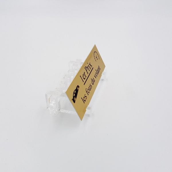 Plaque de trophée en aluminium sur mesure