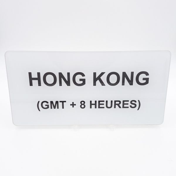 Plaque professionnelle gravée