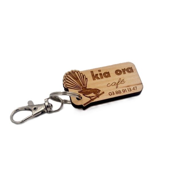 Porte-clé en bois personnalisé | sur-mesure