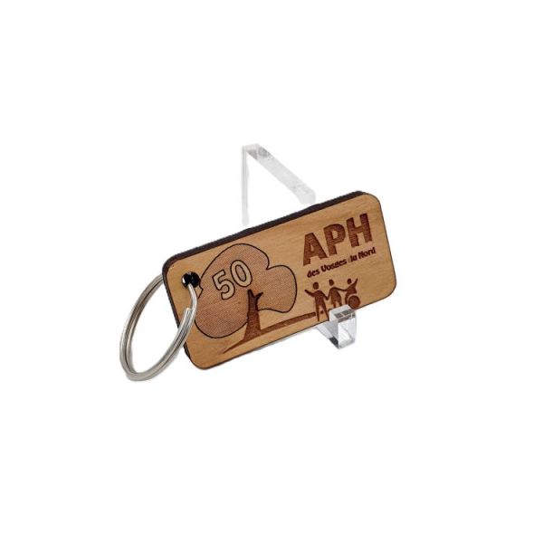 Porte-clé en bois personnalisé | sur-mesure