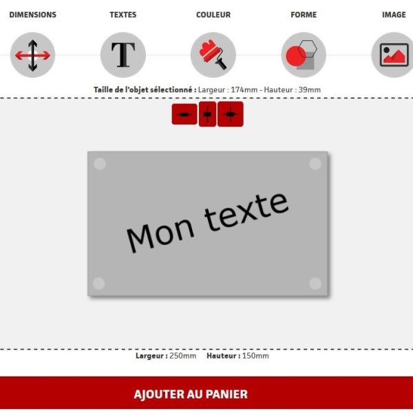 Plaque professionnelle gravée