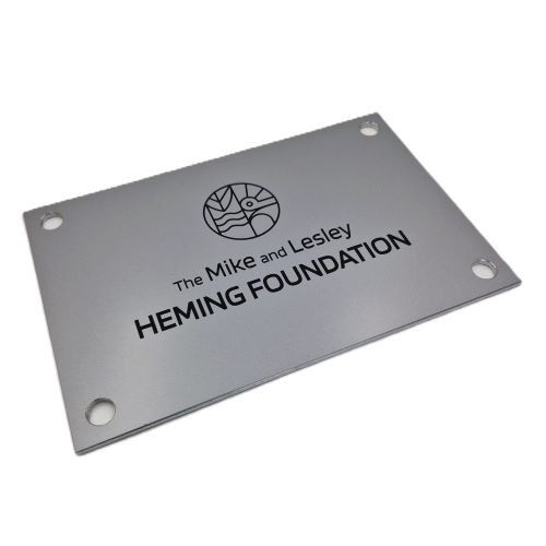 Plaque de maison / résidence en aluminium