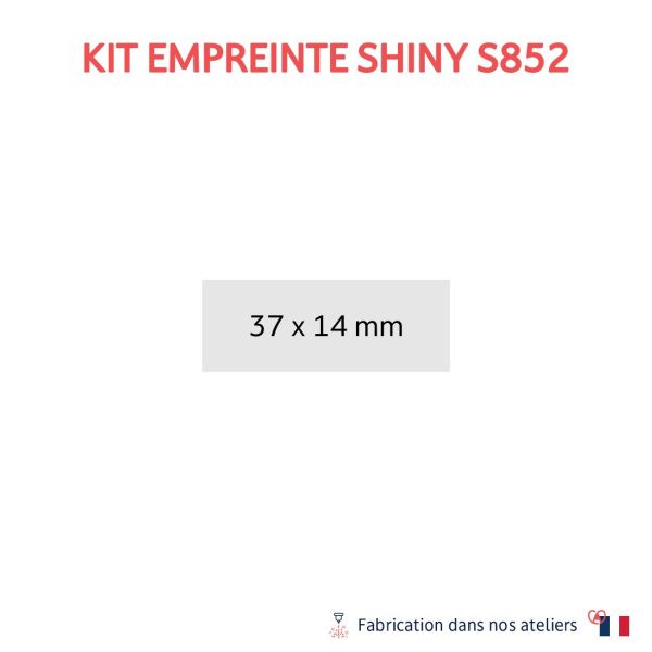 Empreinte Tampon Shiny S852 - 38 x 14mm