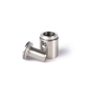 Entretoise inox - vis et chevilles (lot de 2)
