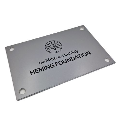 Plaque professionnelle gravée