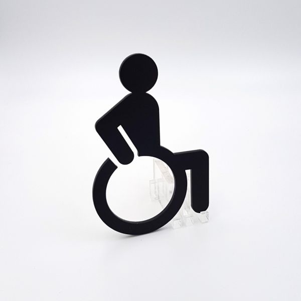 Signalétique Toilette Personnes à Mobilité Réduite - PlexiSign