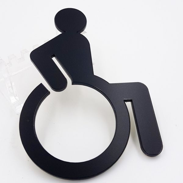 Signalétique Toilette Personnes à Mobilité Réduite - PlexiSign