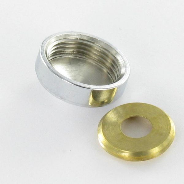 4 cache-vis, vis et chevilles - Argent