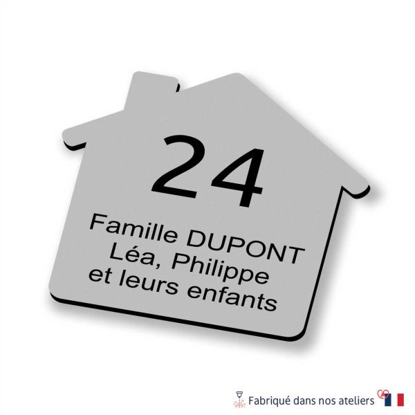 Plaque BAL silhouette Maison